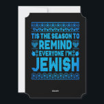 Lycklig Chrismukah Jewish jul Hanukkah Julkort<br><div class="desc">Santa Boys Kids Youth Manar. Den märkliga Humor-grafiktummen för dem som tror på Jultomten,  kärlek,  Hjort,  Reindeer,  Elf,  Elves,  sjunger sång,  party dekorationer,  träd,  hatt...  Den här julfesten med Graphic är en underbar julklapp</div>