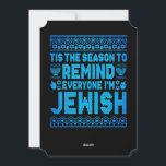 Lycklig Chrismukah Jewish jul Hanukkah Julkort<br><div class="desc">Santa Boys Kids Youth Manar. Den märkliga Humor-grafiktummen för dem som tror på Jultomten,  kärlek,  Hjort,  Reindeer,  Elf,  Elves,  sjunger sång,  party dekorationer,  träd,  hatt...  Den här julfesten med Graphic är en underbar julklapp</div>