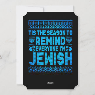 Lycklig Chrismukah Jewish jul Hanukkah Julkort