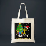 Lycklig Chrismukah judisk jul Hanukkah Holida Tygkasse<br><div class="desc">Lycklig Chrismukah judisk jul Hanukkah Helgdag Chanukah</div>