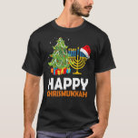 Lycklig Chrismukah Julgran Menorah Chanukah T Shirt<br><div class="desc">Lycklig Chrismukah Julgran Menorah Chanukah</div>