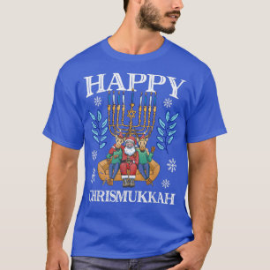 Lycklig Chrismukkah Hanukkah T Shirt