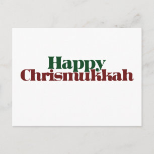 Lycklig Chrismukkah Helg Vykort