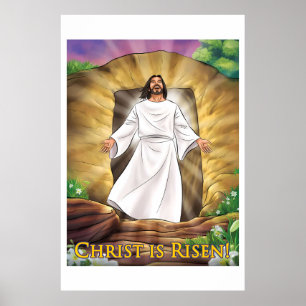 Lycklig Christian Påsk Poster