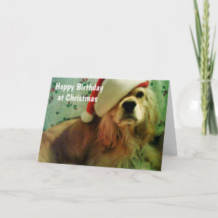 LYCKLIG "CHRISTMAS BIRTHDAY" TILL DIG HELGKORT