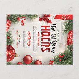 LYCKLIG CHRISTMAS HELG VYKORT