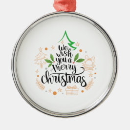 lycklig christmas julgransprydnad metall