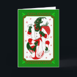 lycklig christmas krampus Santa Inbjudan<br><div class="desc">"lycklig christmas krampus tomus",  "christmas krampus",  "krampus",  "ful christmas", " ful julafton", " skrämmande christmas",  "mardröm christmas", " julafton krampus", " jultomten",  "Santa krampus"</div>