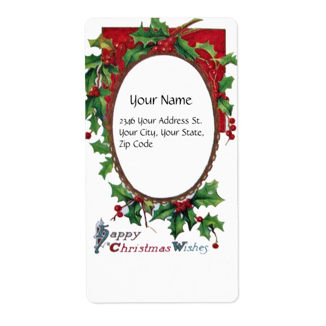 LYCKLIG CHRISTMAS ÖNSKEMÅL FRAKTSEDEL (Framsidan)