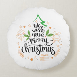lycklig christmas rund kudde