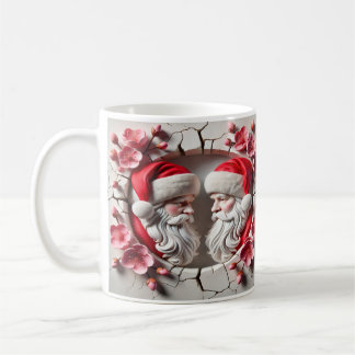 Lycklig christmas - två Santas Kaffemugg