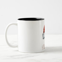 Lycklig christmas Two-Tone Coffee Mugg