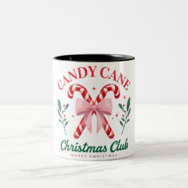 Lycklig christmas Two-Tone Coffee Mugg