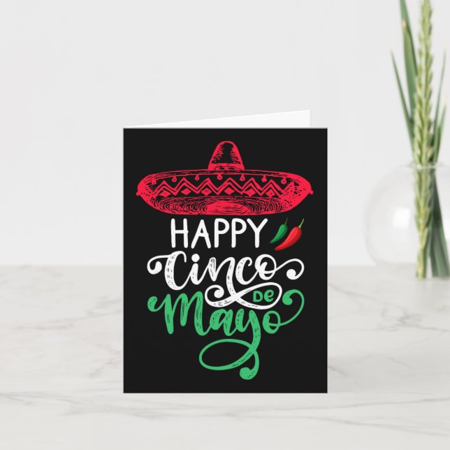 Lycklig Cinco De Mayo Birthday till mig 5 De Mayo  Kort (Framsida)