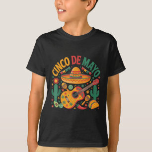 Lycklig Cinco De Mayo Fiesta Mexican Party 5 De Ma T Shirt