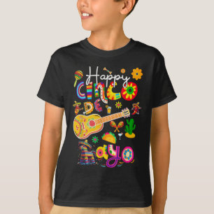 Lycklig Cinco De Mayo Fiesta Mexican Party 5 De Ma T Shirt
