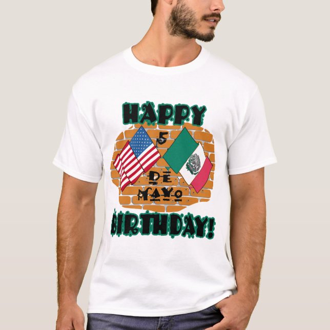 Lycklig Cinco de Mayo födelsedag Tröja (Framsida)