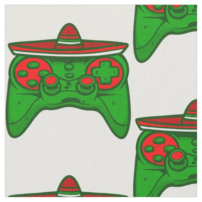 lycklig cinco de mayo gamer geeky mexican tyg (Närbild)