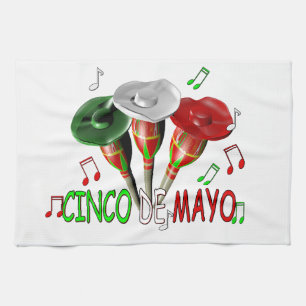 Lycklig Cinco de Mayo Kökshandduk