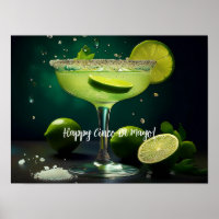 Lycklig Cinco de Mayo Margarita med Anpassningsbar