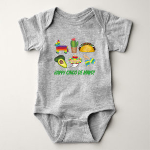 Lycklig Cinco de Mayo Mexican Fiesta Firande T Shirt
