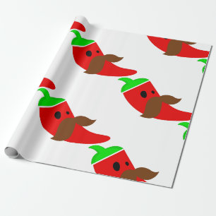 lycklig cinco de mayo mustache peppar lustig presentpapper