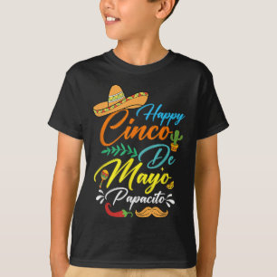 Lycklig Cinco De Mayo Papacito Lets Fiesta Party 5 T Shirt