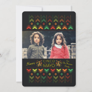 Lycklig Cinco de Mayo Photo Card Kort