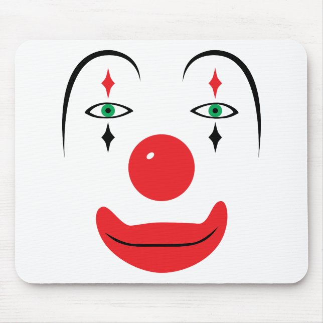 Lycklig Clown Ansikte Musmatta (Framsidan)