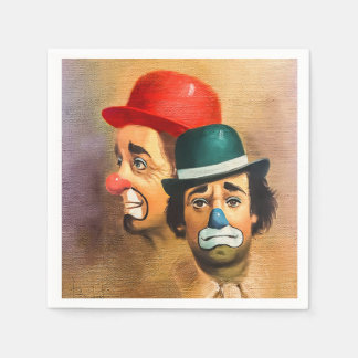 Lycklig-clown Pappersservett