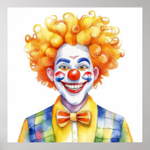 Lycklig Clown