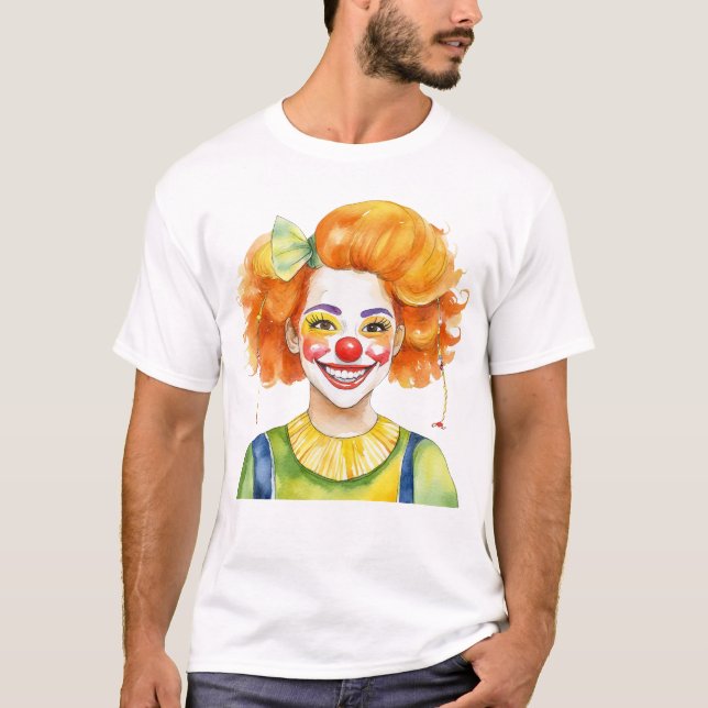 Lycklig Clown T-Shirt (Framsida)