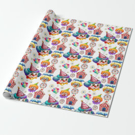 Lycklig Clowns Presentpapper