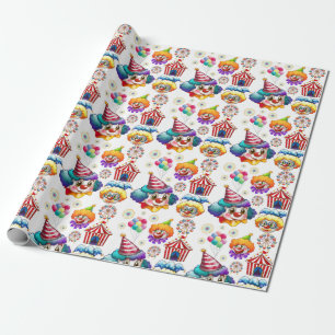 Lycklig Clowns Presentpapper