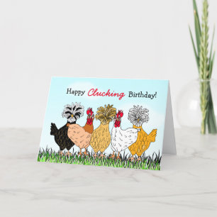 Lycklig Clucking Birthday You Old Hen Kort