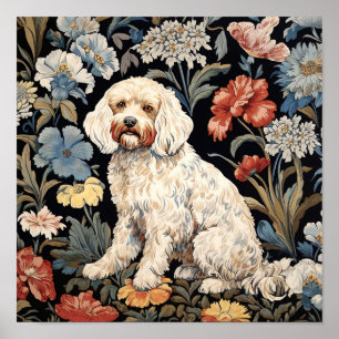 Lycklig Cockapoo Art Print Poster