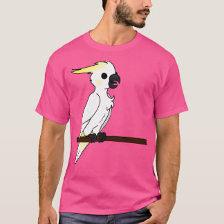 Lycklig-cockatoo på perch t shirt