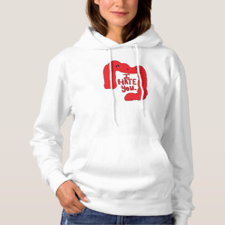 Lycklig Colon Hoodie Red Tee Shirt