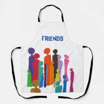 Lycklig Colorful People Apron