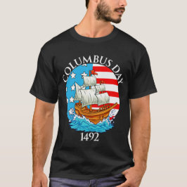 lycklig Columbus dag T Shirt