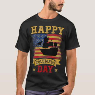 Lycklig Columbus Day 1492 T Shirt