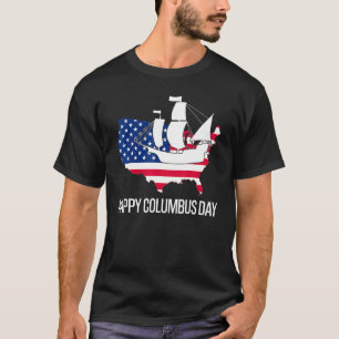 Lycklig Columbus Day Discovery Explorer T Shirt