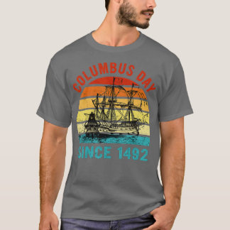 Lycklig Columbus Day First Italy Navigato T Shirt