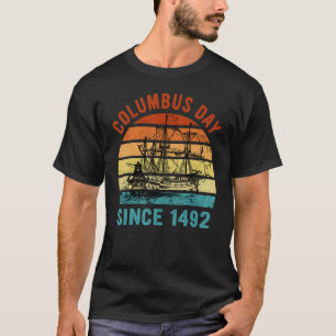 Lycklig Columbus Day First Italy Navigato T Shirt