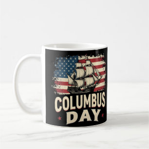 Lycklig Columbus Day of Exploration and Reflection Kaffemugg