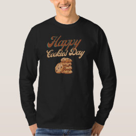 Lycklig Cookies Day, nationaldagen för cookie T Shirt