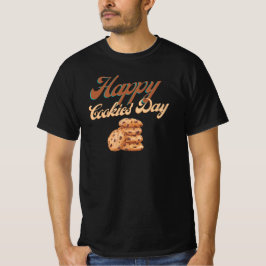 Lycklig Cookies Day, nationaldagen för cookie T Shirt
