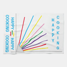 Lycklig Cooking Fireworks Kitchen Towel Kökshandduk