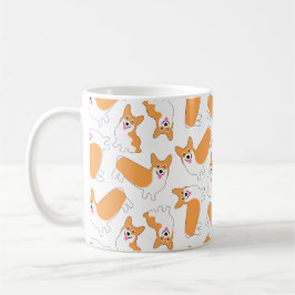 Lycklig Corgis Cute Puppy Hund Kaffemugg