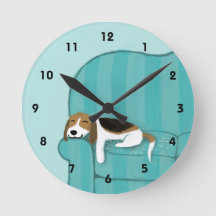 Lycklig Couch Beagle - Cute Puppy Hund design